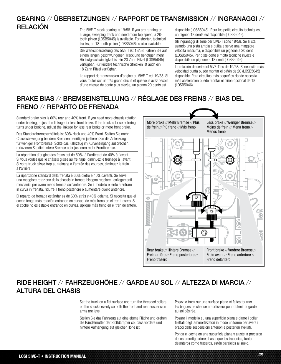 Losi LOSB0024 User Manual | Page 25 / 64