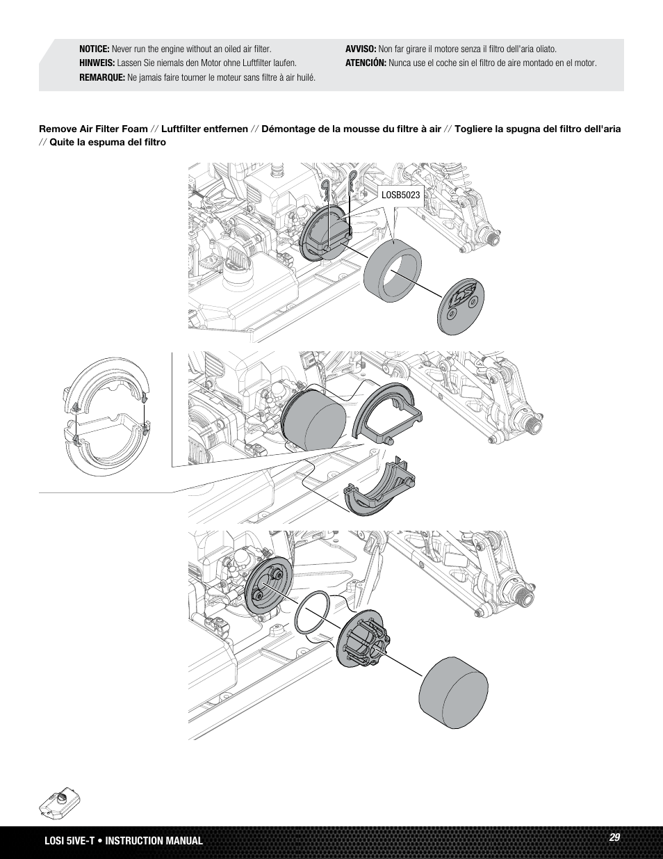 Losi LOSB0024 User Manual | Page 29 / 64