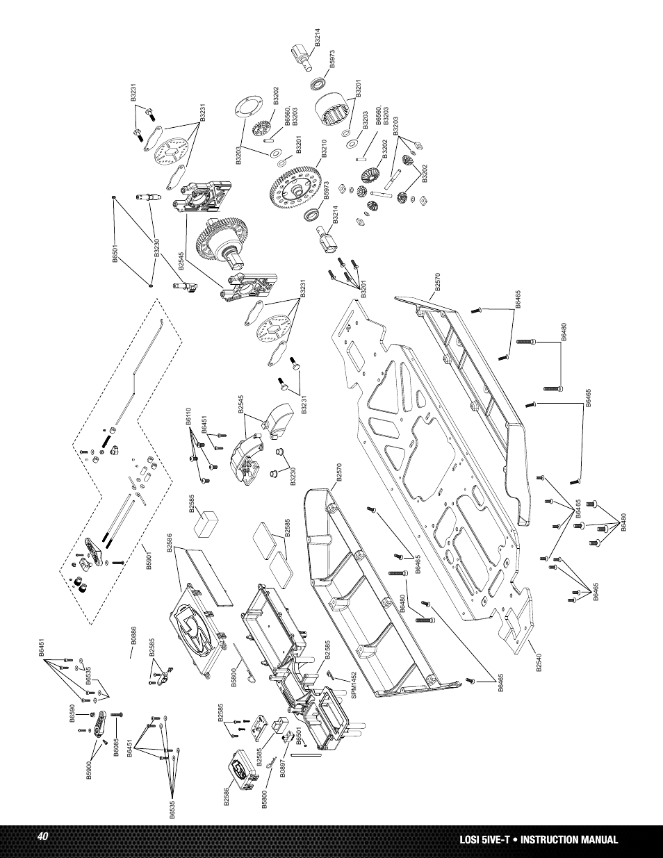 Losi 5ive-t • instruction manual | Losi LOSB0024 User Manual | Page 40 / 64