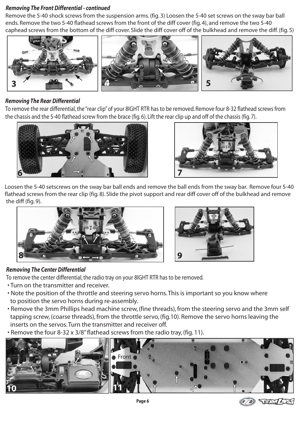 Losi LOSB0081 Operation Guide Part 2 User Manual | 6 pages