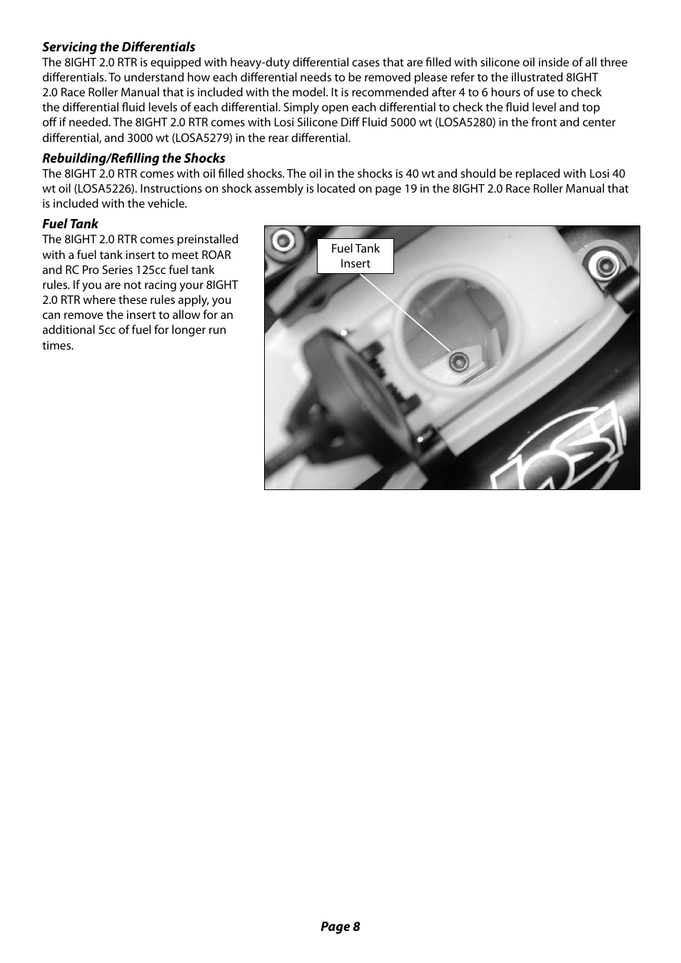 Losi LOSB0084 Manual User Manual | Page 8 / 12