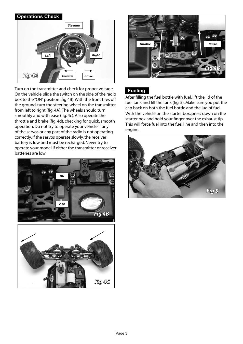 Losi LOSB0085 Getting Started Guide User Manual | Page 3 / 4