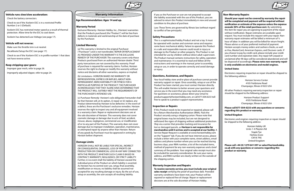 Losi LOSB0101 User Manual | Page 15 / 21