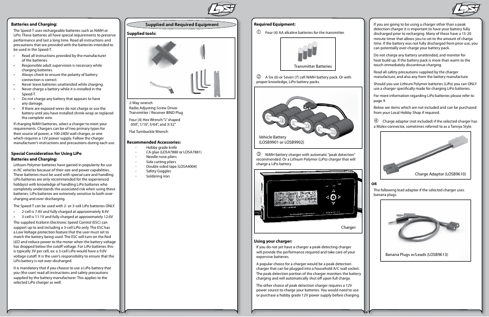 Losi LOSB0101 User Manual | Page 3 / 21