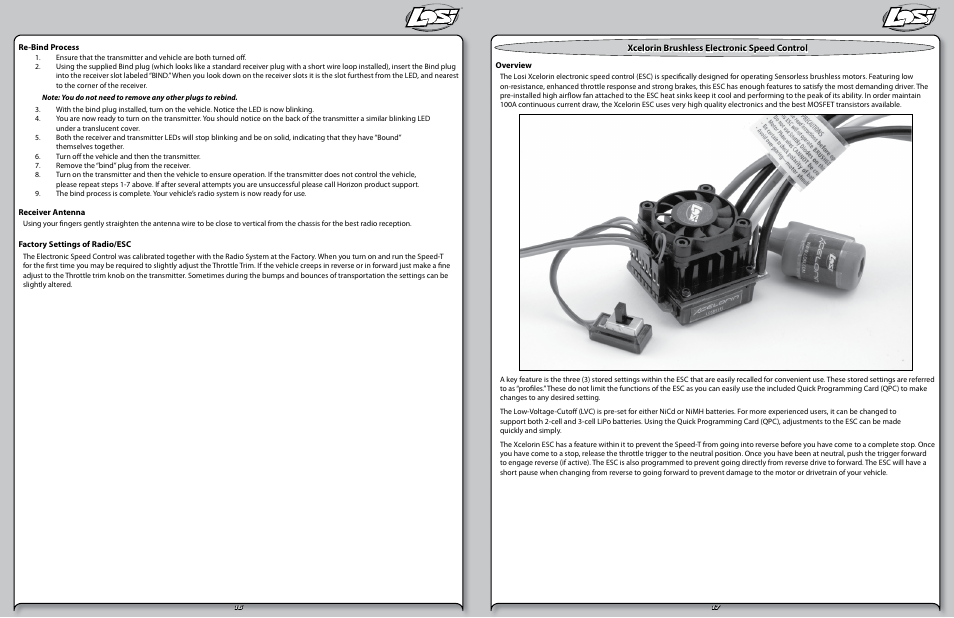 Losi LOSB0101 User Manual | Page 9 / 21