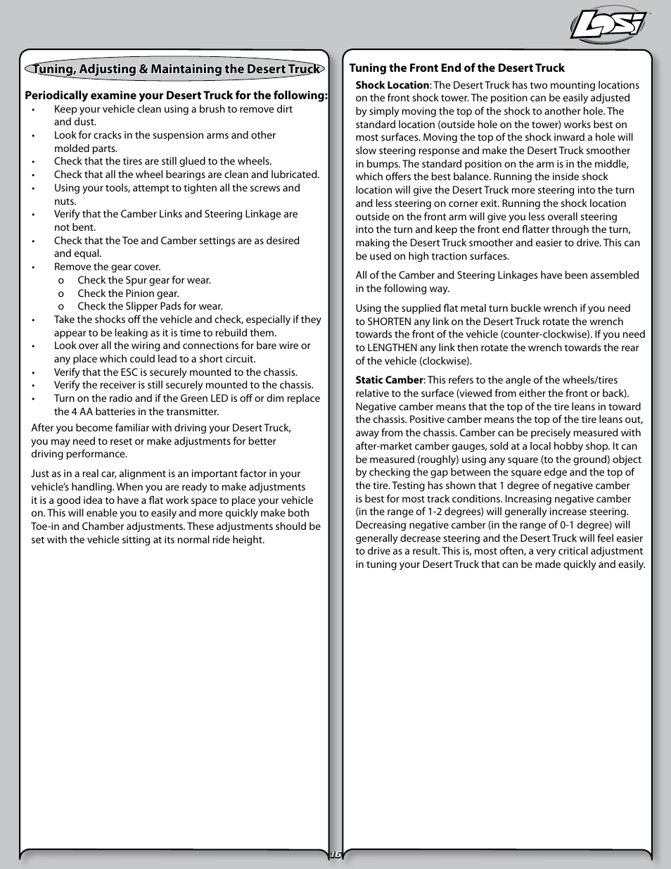 Losi LOSB0102 User Manual | Page 16 / 32