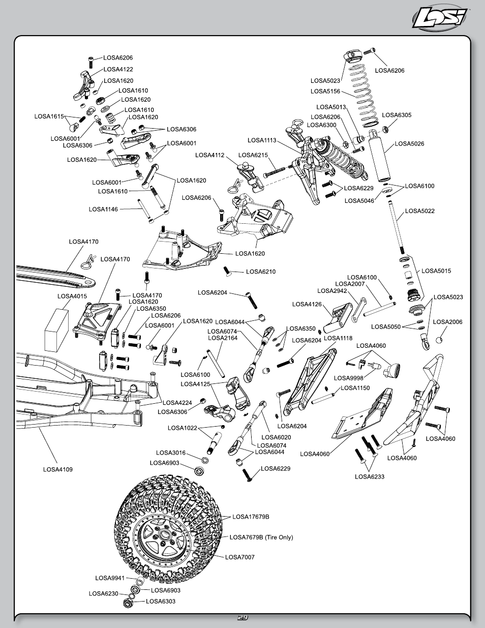 Losi LOSB0102 User Manual | Page 29 / 32