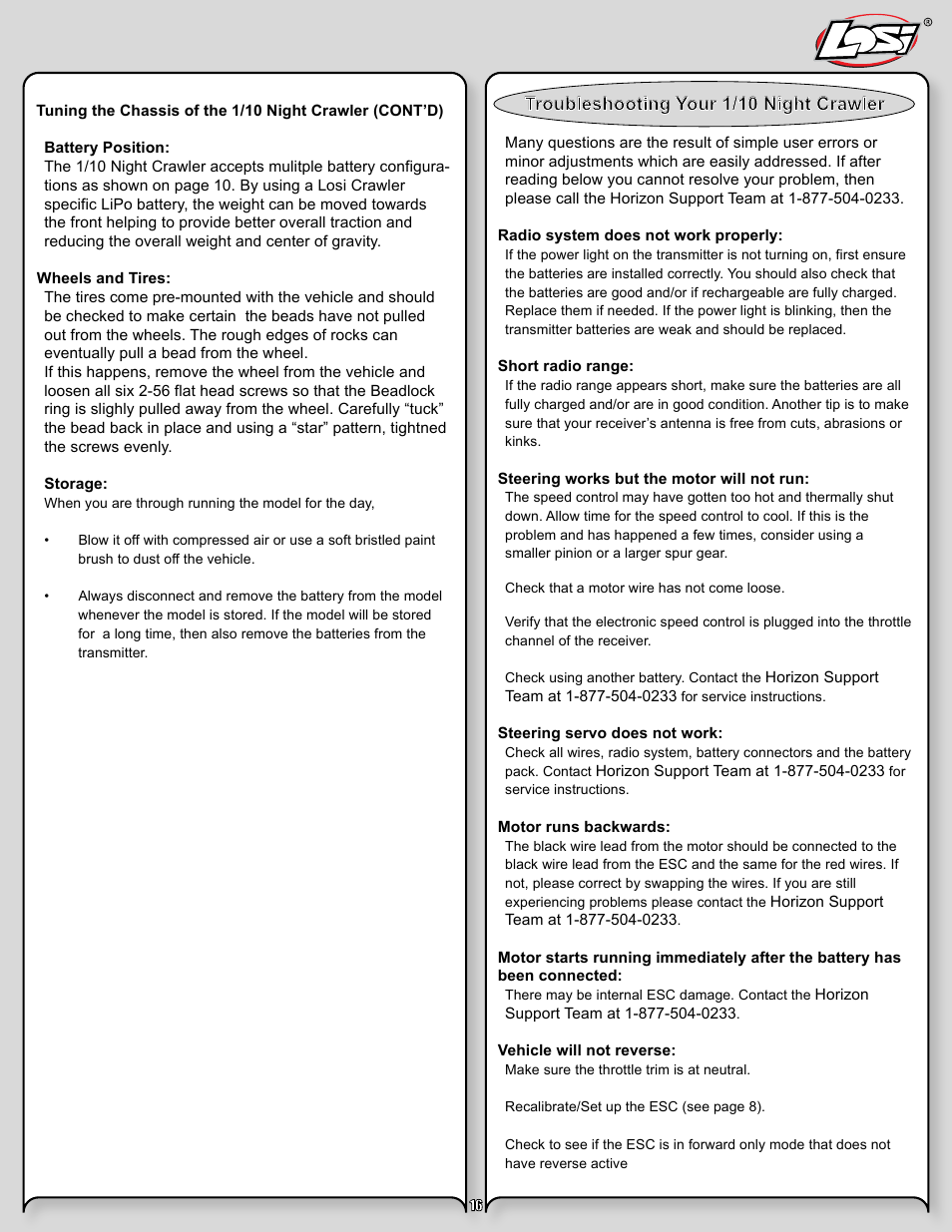 Night crawler manual pg 16.pdf | Losi LOSB0104T2 User Manual | Page 16 / 24