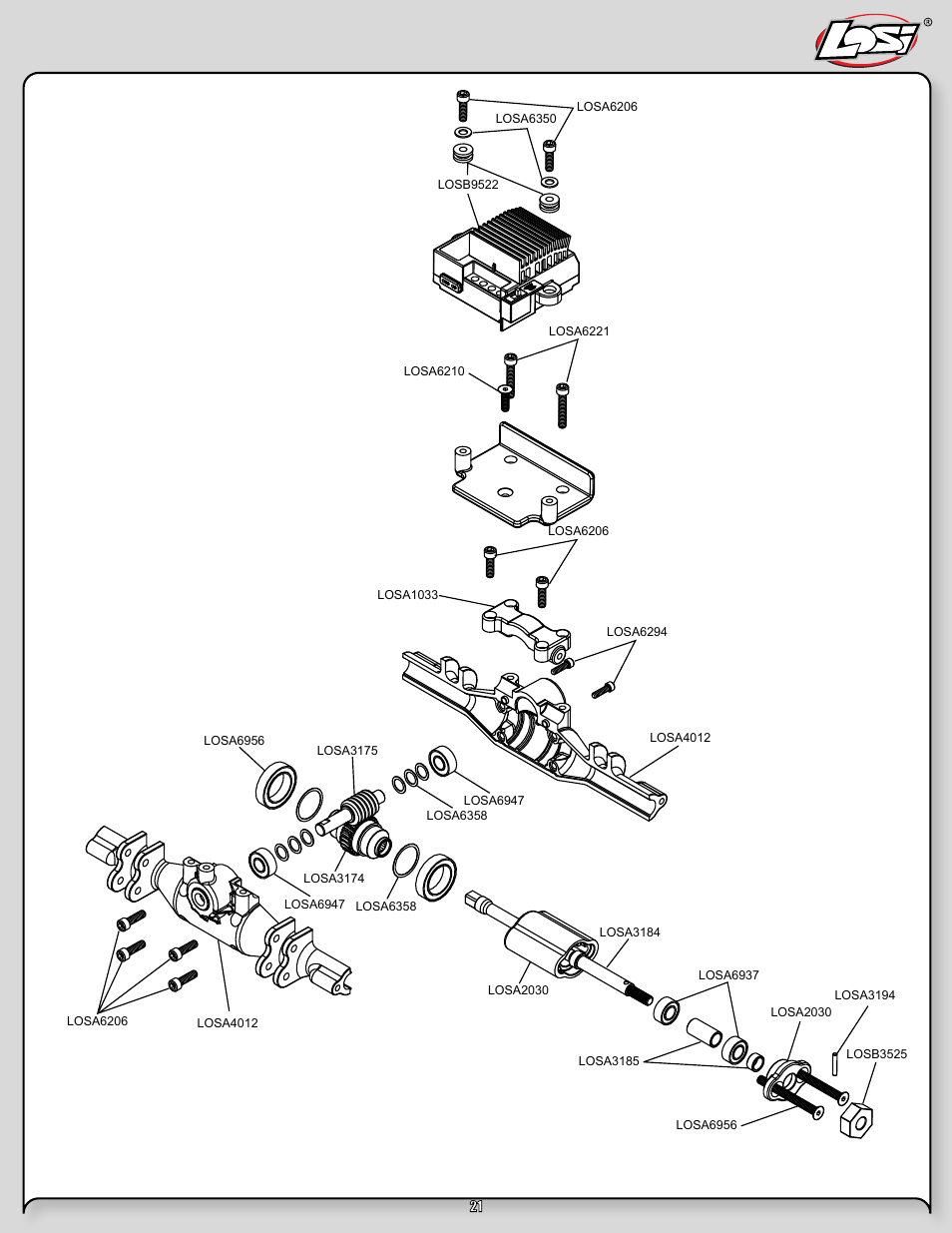 Night crawler manual pg 23.pdf | Losi LOSB0104T2 User Manual | Page 23 / 24