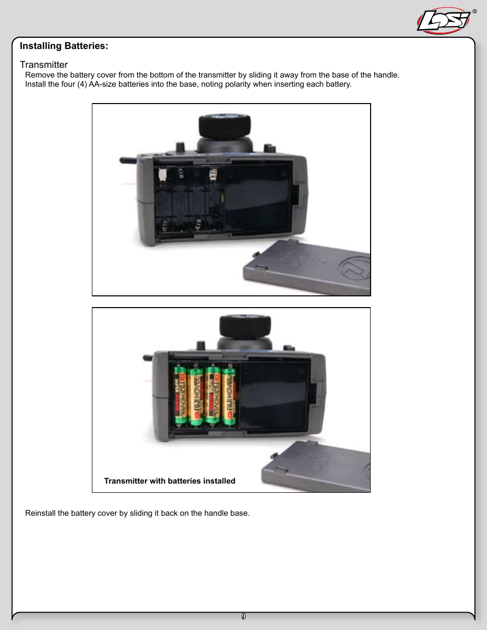 Losi LOSB0105BD User Manual | Page 9 / 36