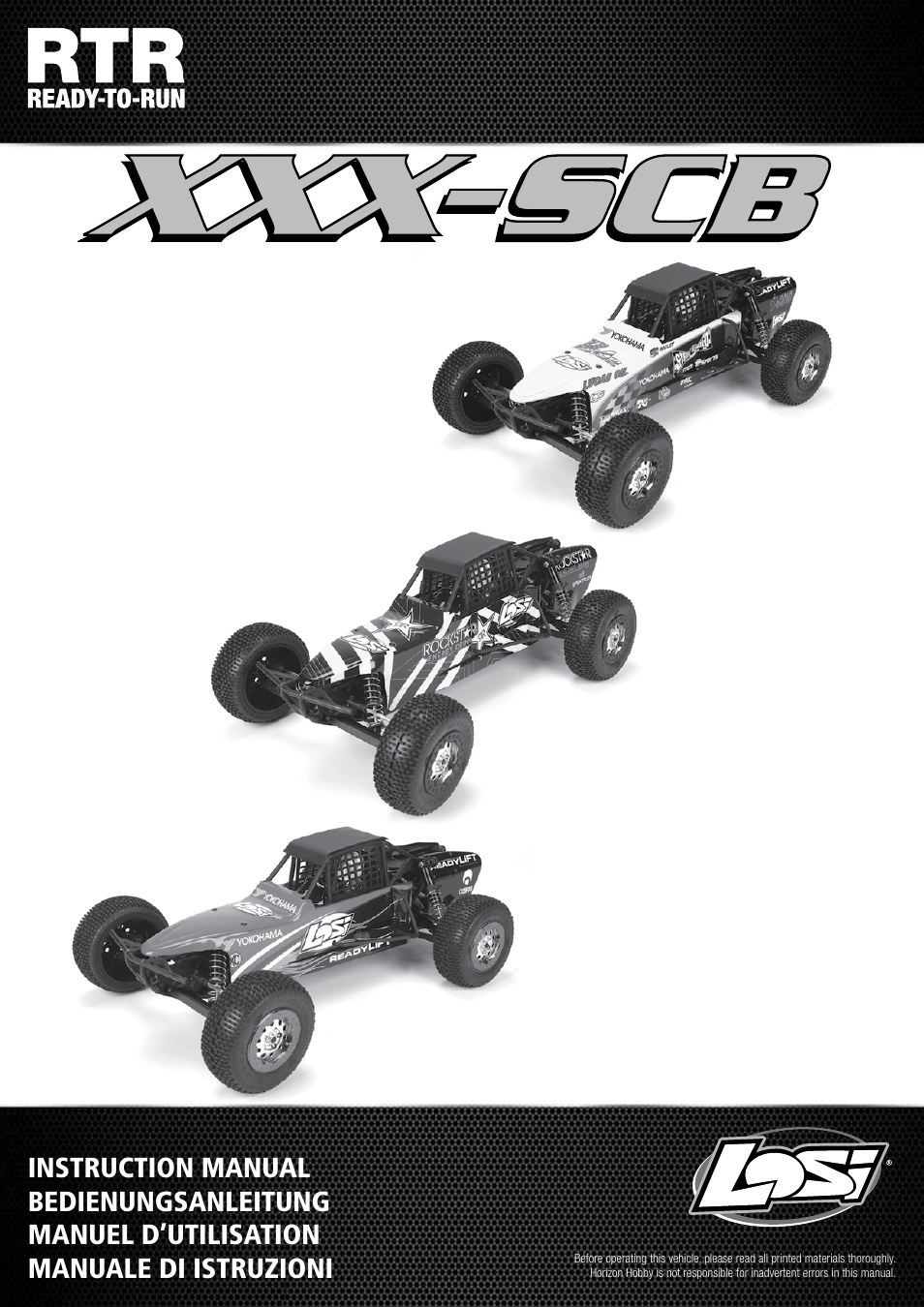 Losi LOSB0112 User Manual | 56 pages