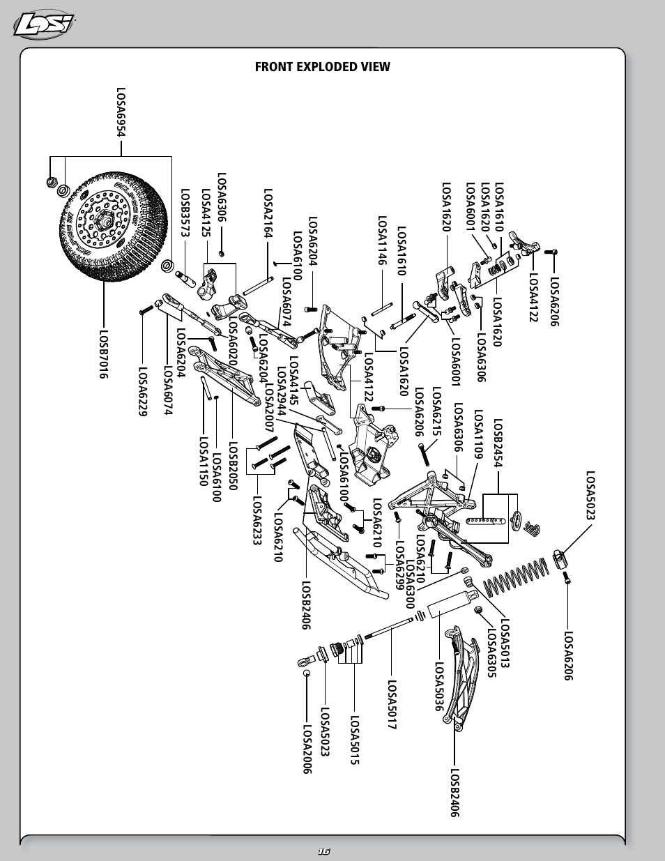 Losi LOSB0109JS User Manual | Page 16 / 20