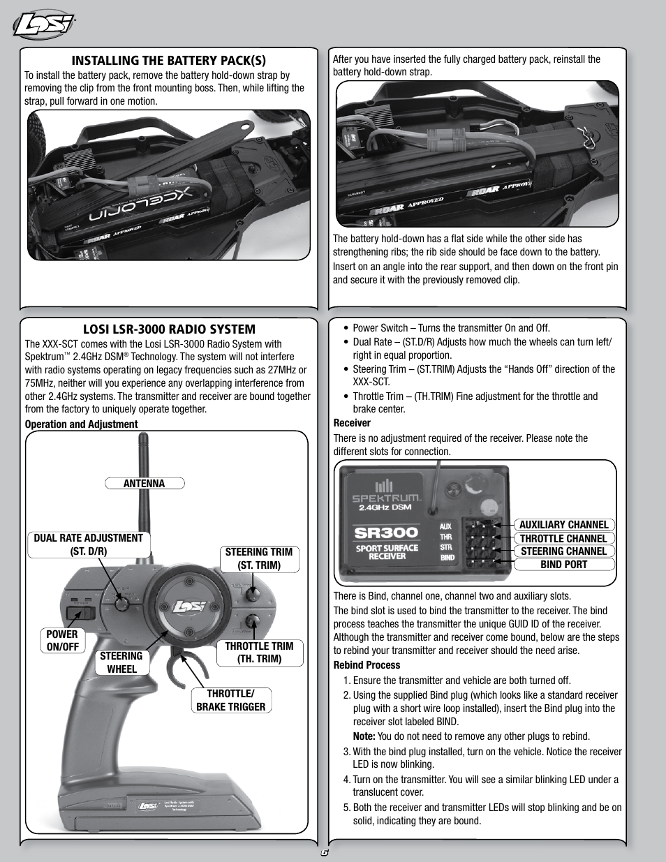 Losi LOSB0109JS User Manual | Page 6 / 20