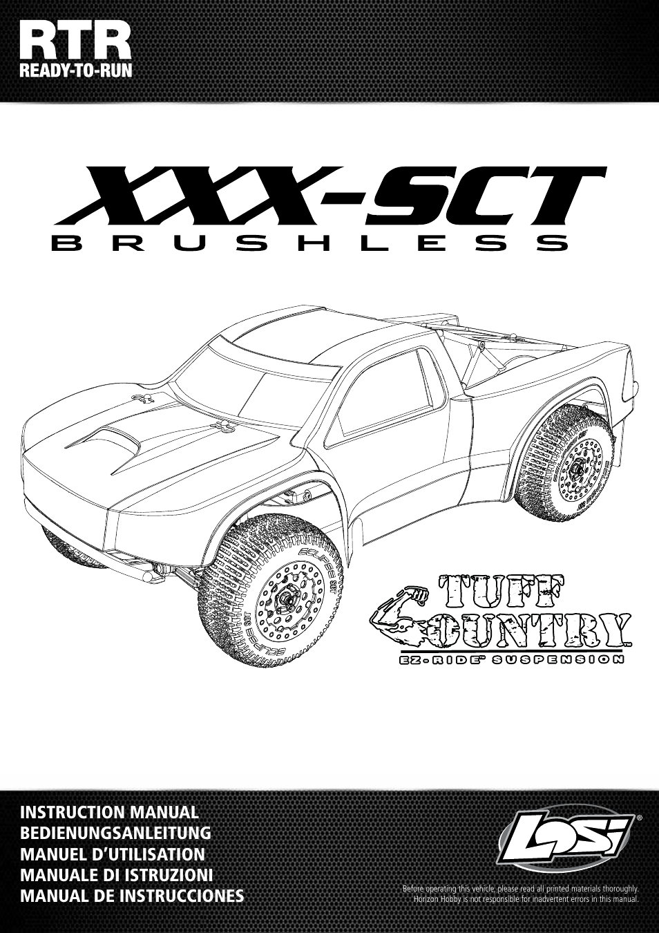 Losi LOSB0115 User Manual | 11 pages