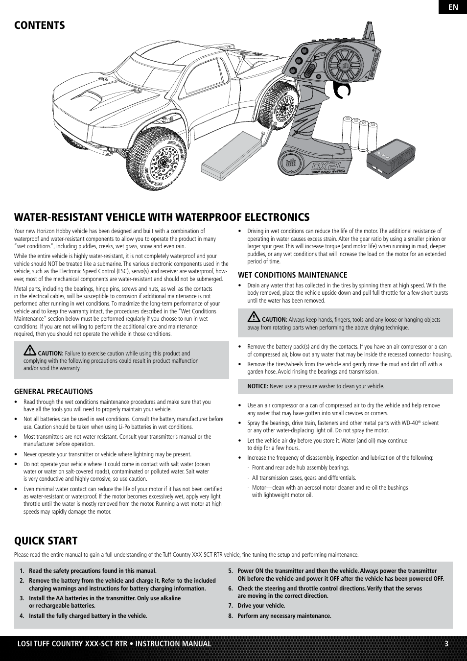 Losi LOSB0115 User Manual | Page 3 / 11