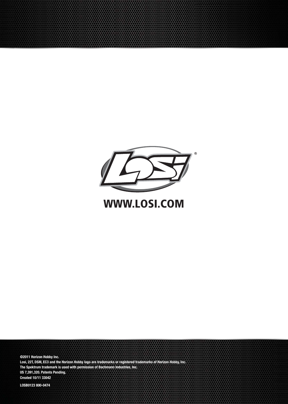 Losi LOSB0123 User Manual | Page 44 / 44