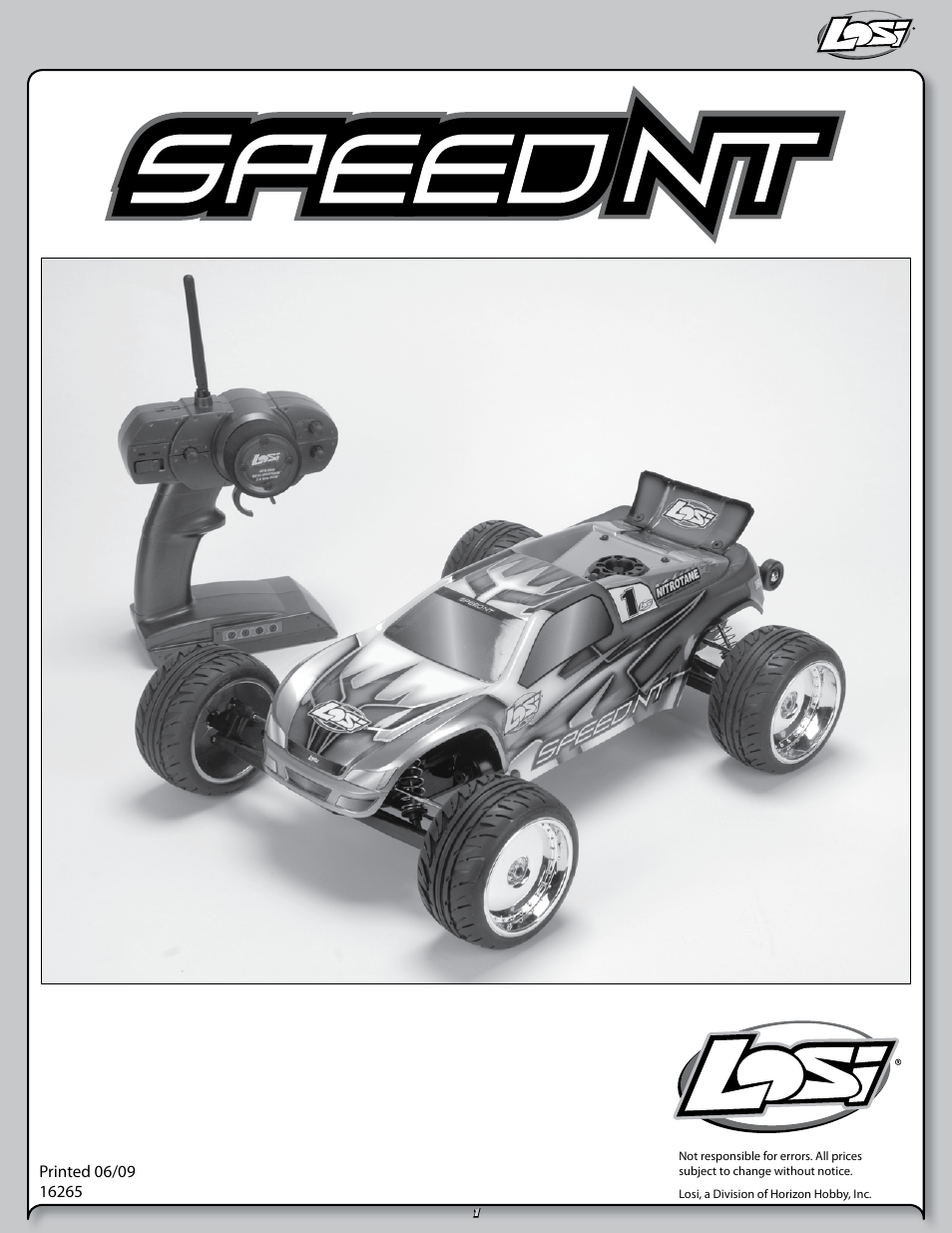 Losi LOSB0125 User Manual | 24 pages