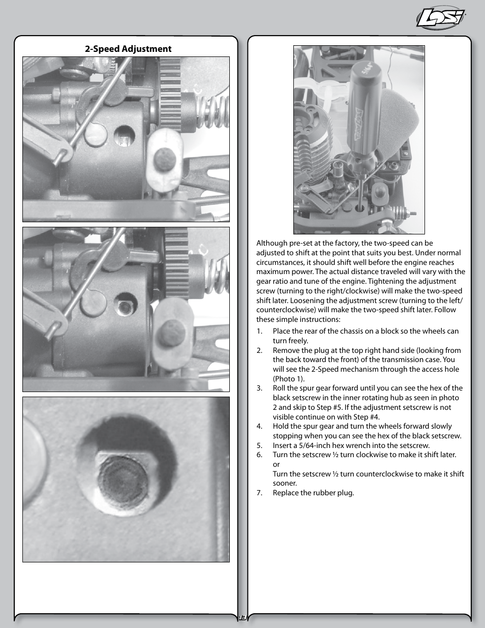 Losi LOSB0125 User Manual | Page 13 / 24
