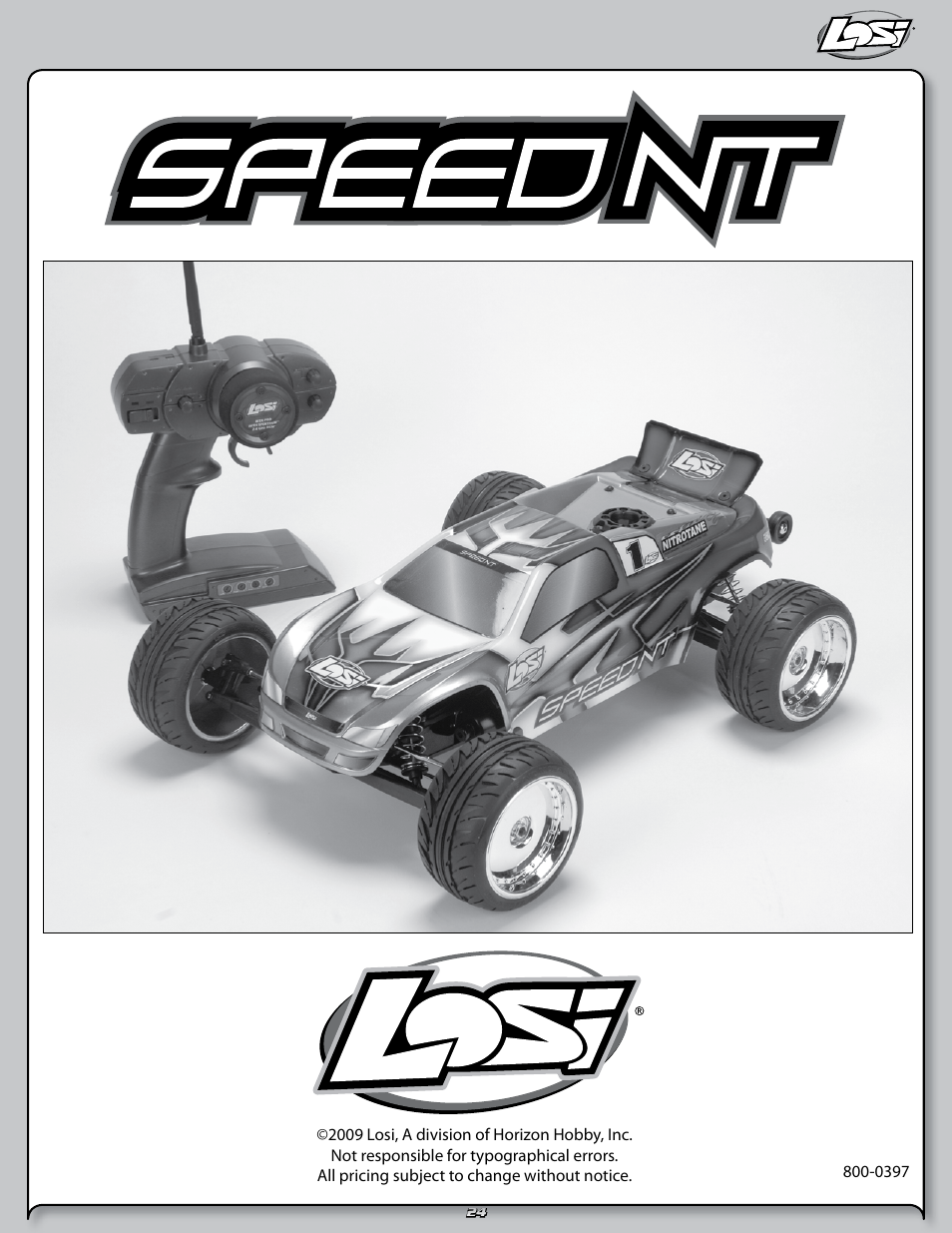 Losi LOSB0125 User Manual | Page 24 / 24