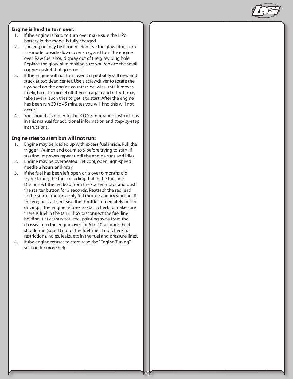 Losi LOSB0126 User Manual | Page 17 / 24