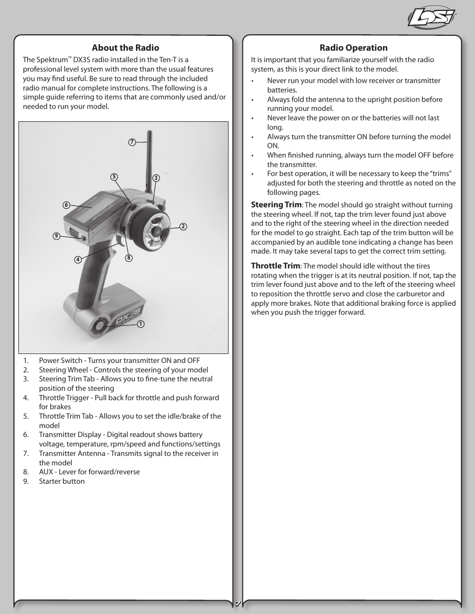 Losi LOSB0126 User Manual | Page 7 / 24