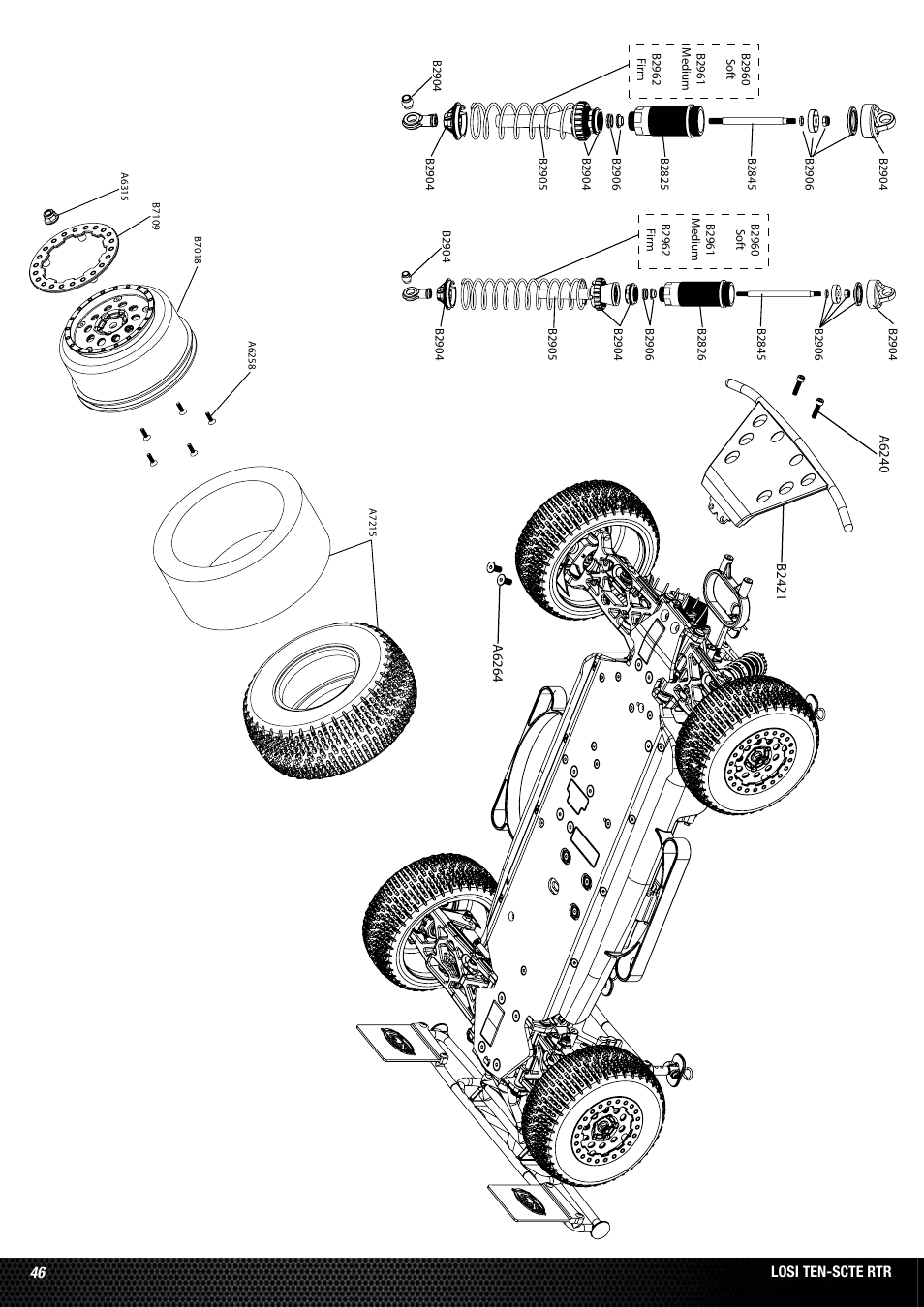Losi ten-scte rtr 46 | Losi LOSB0128 User Manual | Page 46 / 52