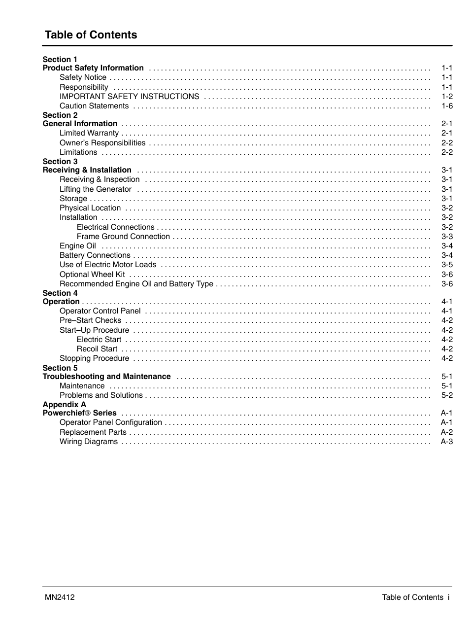 Baldor MN2412 User Manual | Page 3 / 32