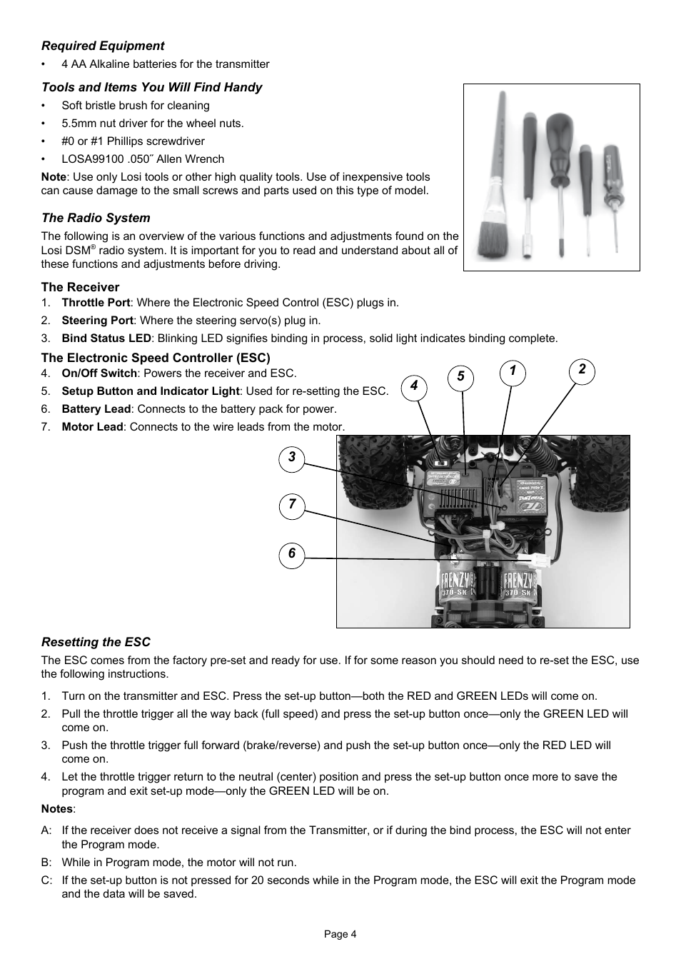 Losi LOSB0217 Manual User Manual | Page 4 / 12