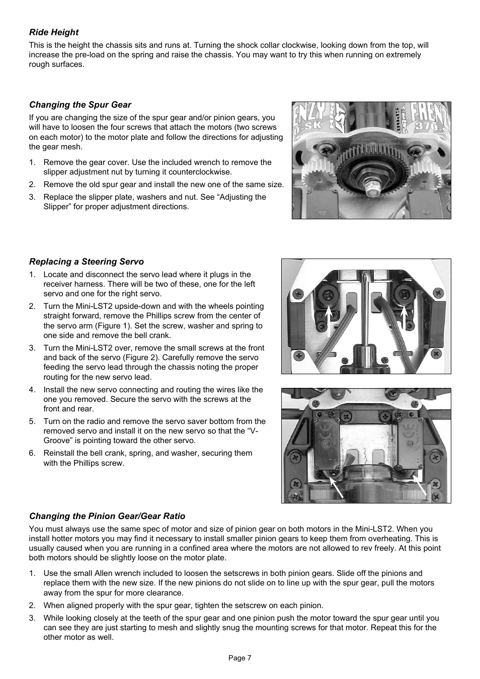 Losi LOSB0217 Manual User Manual | Page 7 / 12