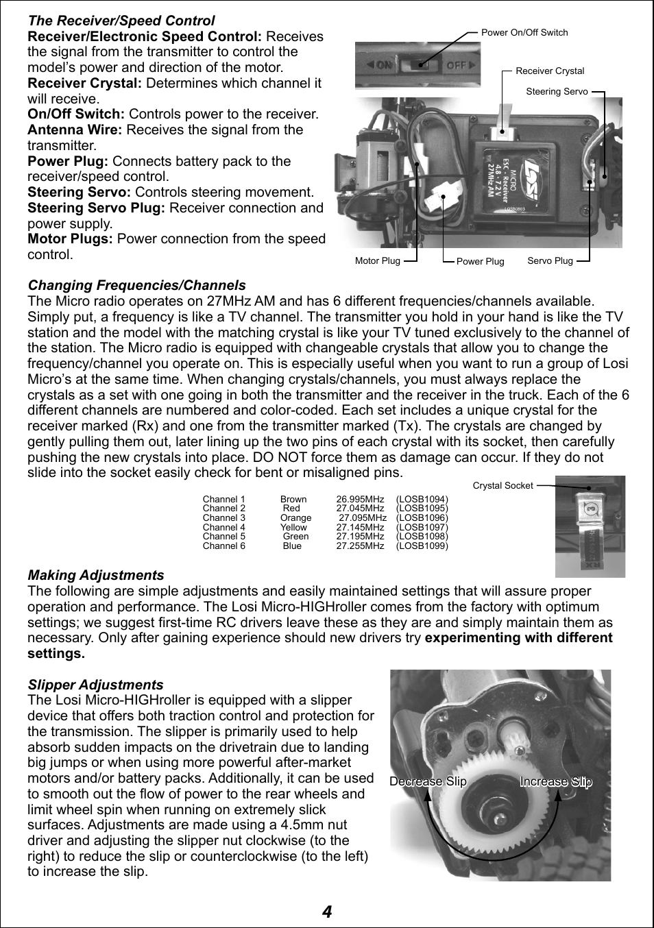 Operations guide, Troubleshooting guide, Service/repair | 65 4 3 getting started, 21/36-scale electric ready-to-run lifted truck, Declaration of conformity | Losi LOSB0237 User Manual | Page 4 / 12