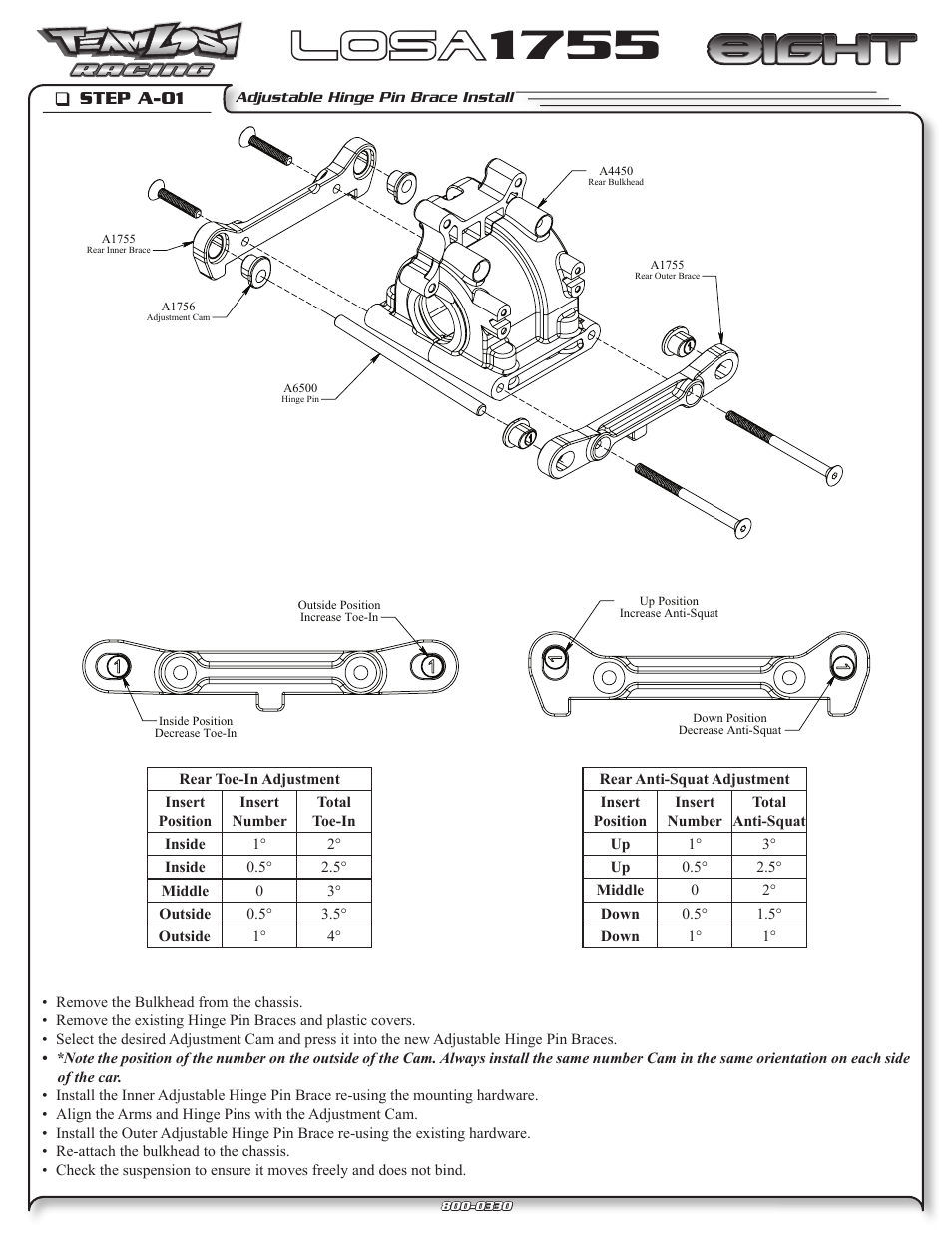 Losi LOSA1755 User Manual | 1 page