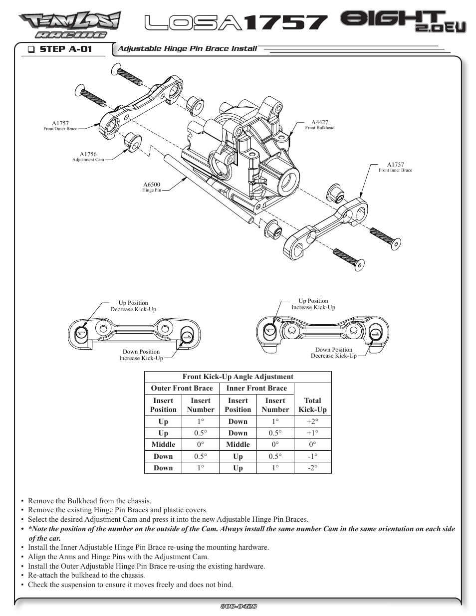 Losi LOSA1757 User Manual | 1 page