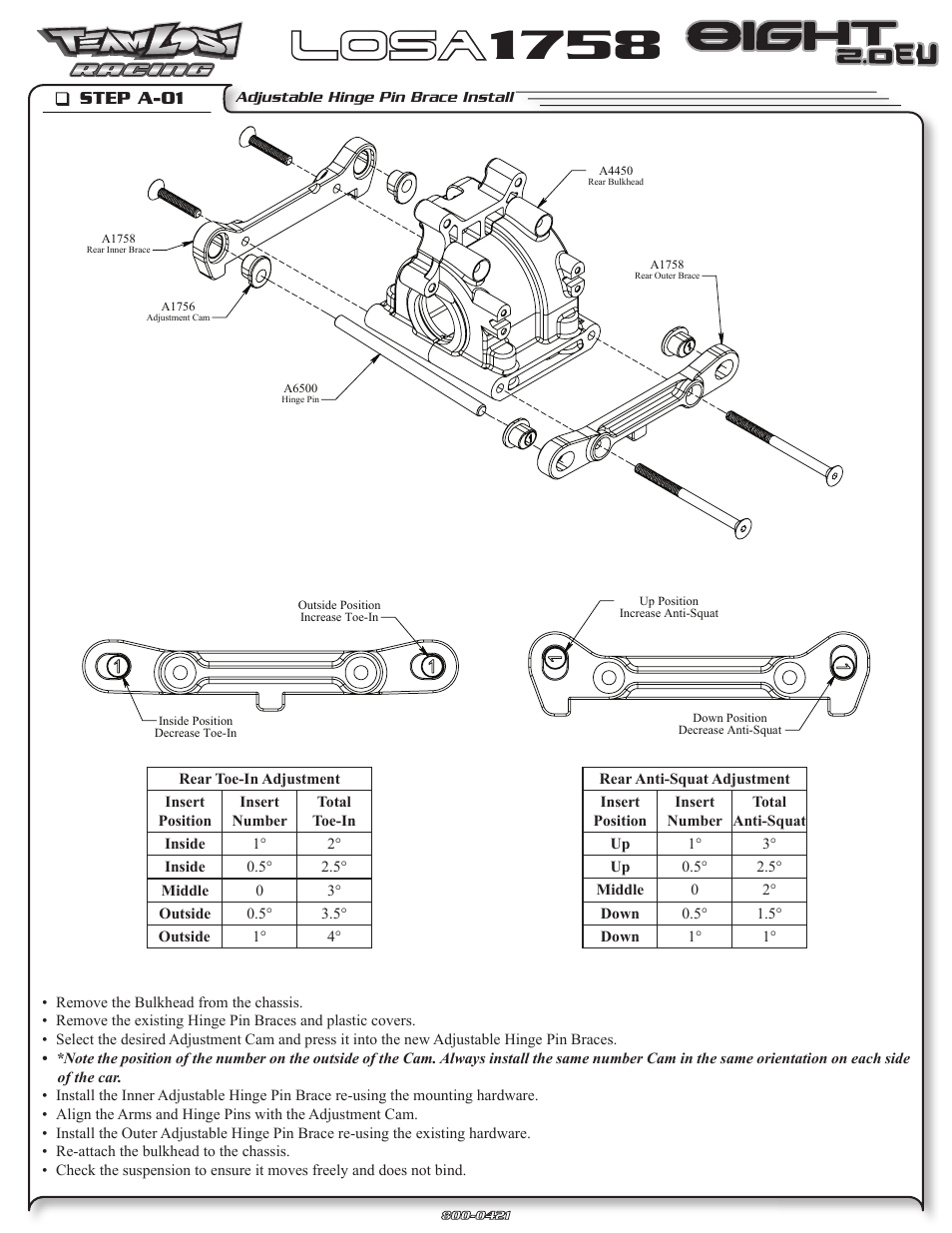 Losi LOSA1758 User Manual | 1 page