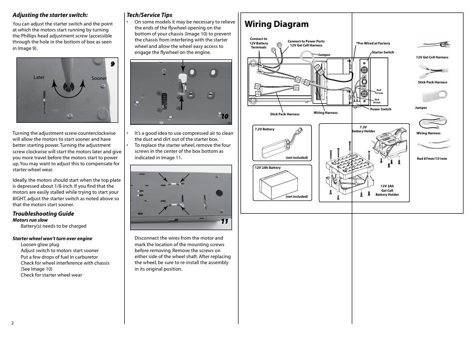 Wiring diagram | Losi LOSA99061 User Manual | Page 2 / 4