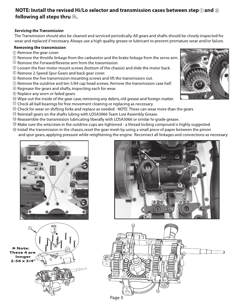 Losi LOSB0014 User Manual | Page 3 / 8