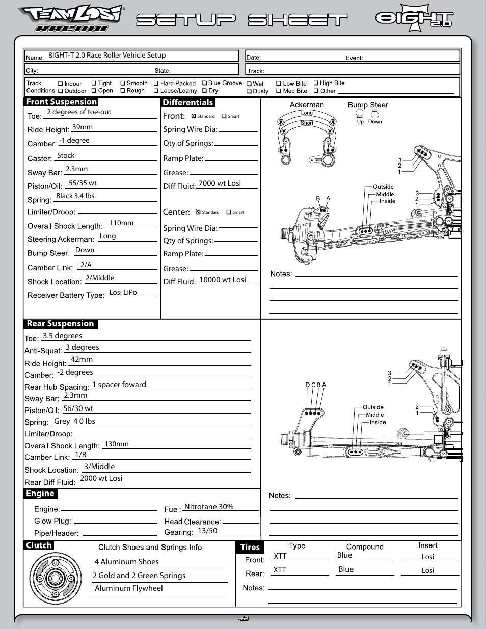 Losi LOSA0805 User Manual | 44 pages