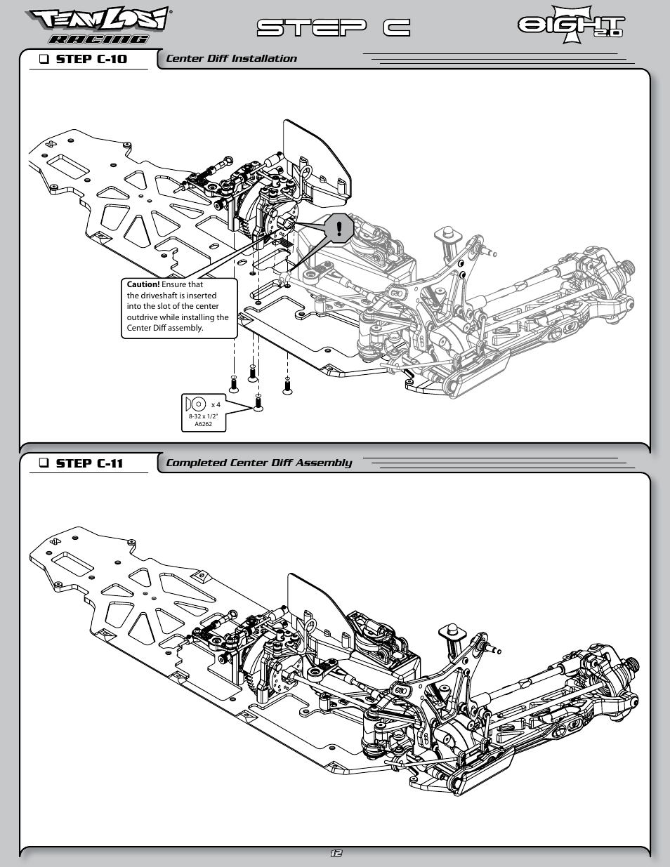 Step c | Losi LOSA0805 User Manual | Page 17 / 44
