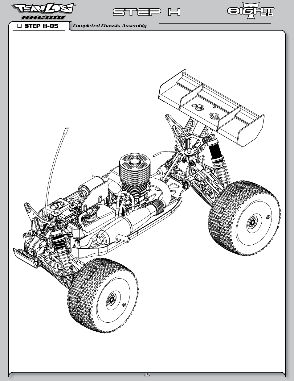 Step h | Losi LOSA0805 User Manual | Page 38 / 44