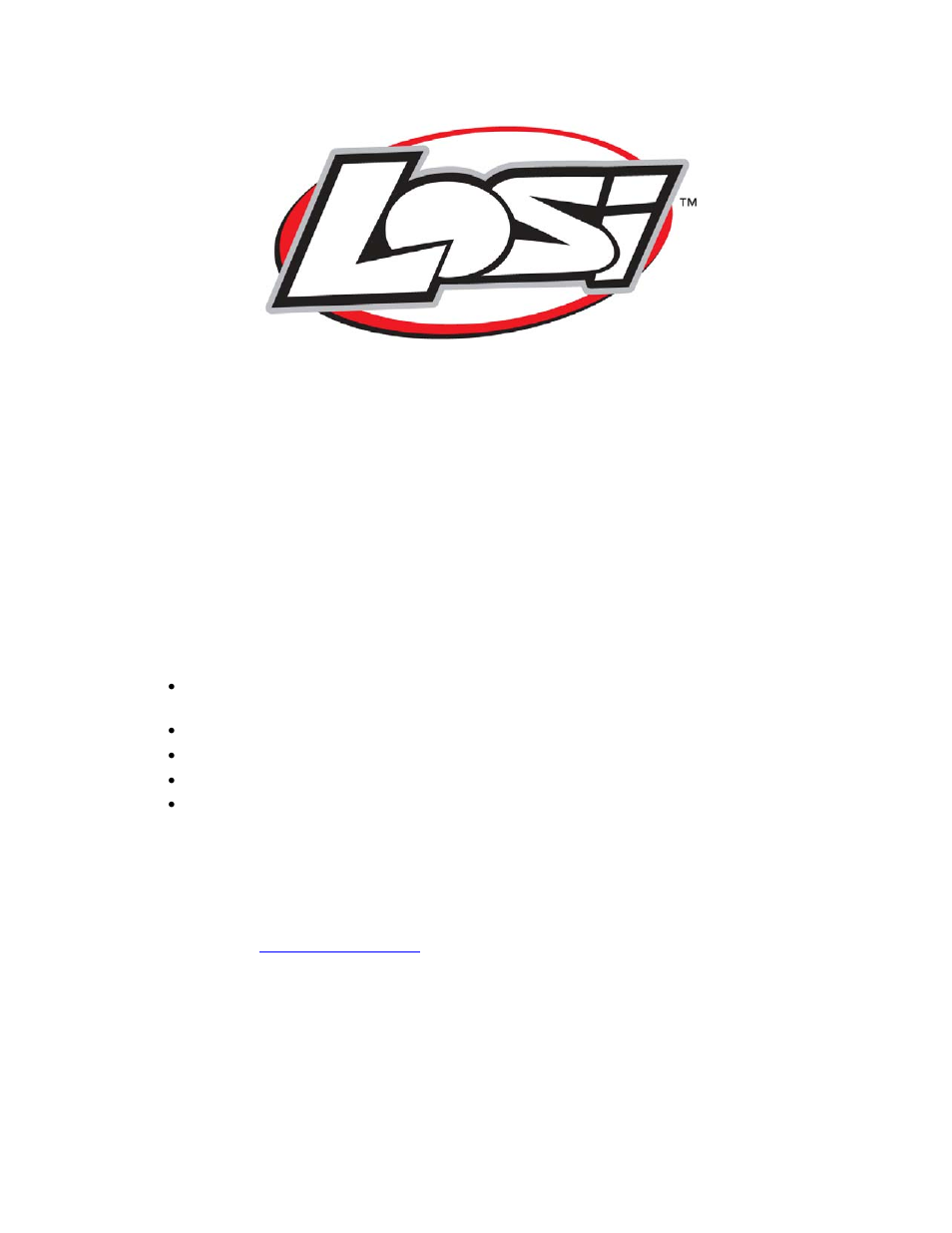 Losi LOSB9530 User Manual | 8 pages