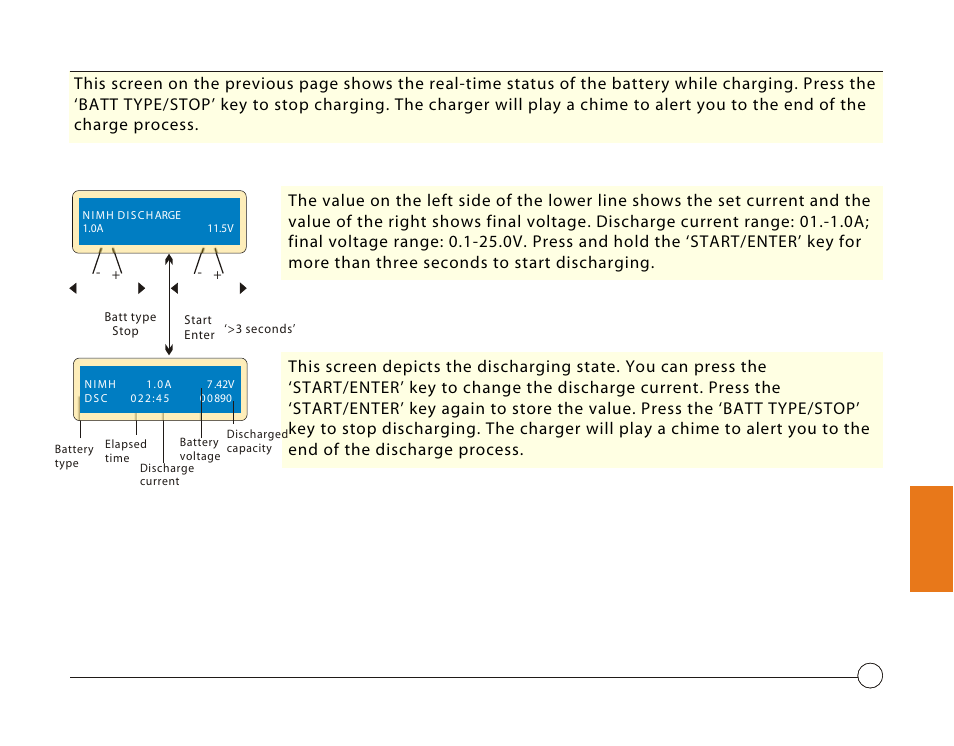 Discharging a nicd/nimh battery | Losi LOSB9606 User Manual | Page 23 / 37