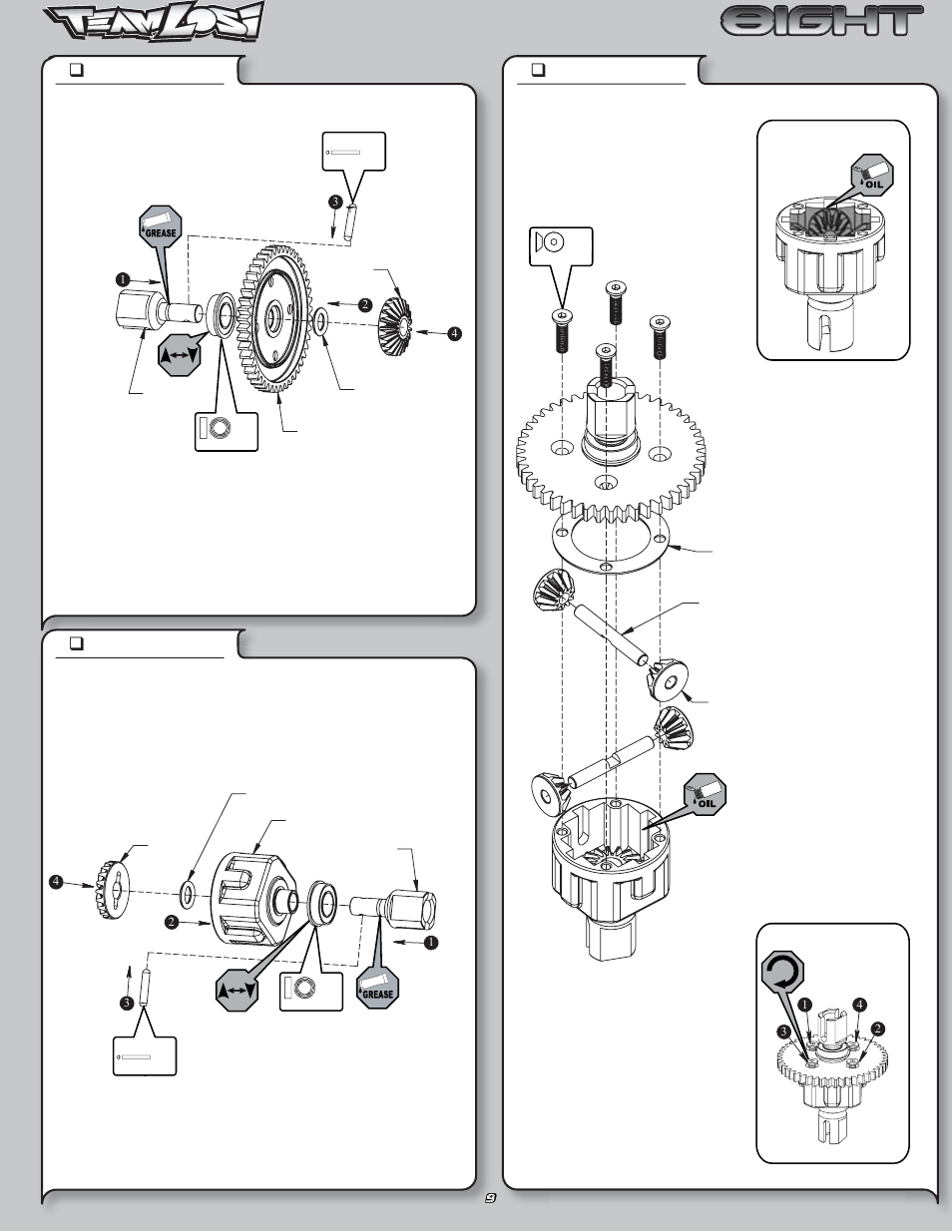 Bag c, Step c-01, Step c-03 | Step c-02 | Losi LOSK0800 User Manual | Page 12 / 46