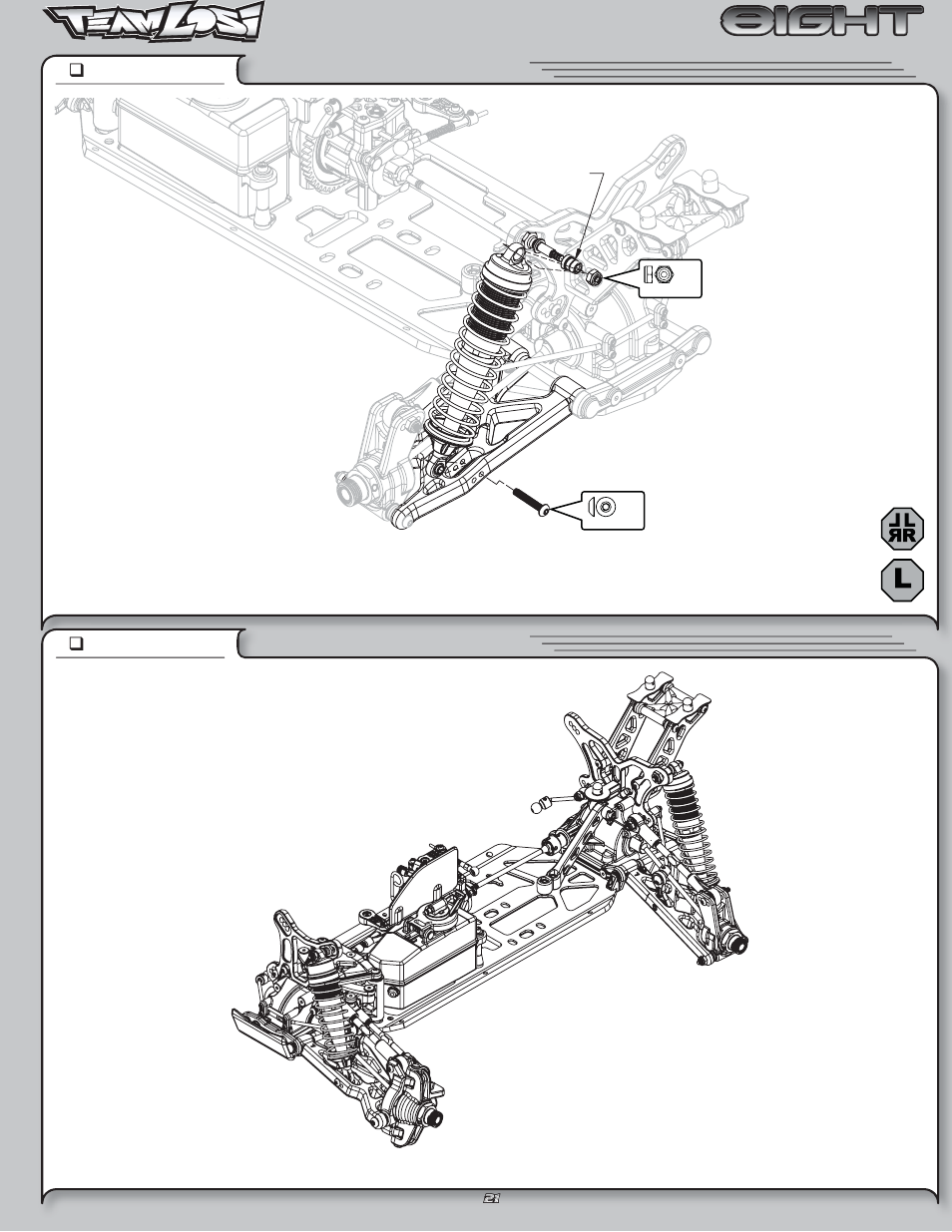 Bag e | Losi LOSK0800 User Manual | Page 24 / 46