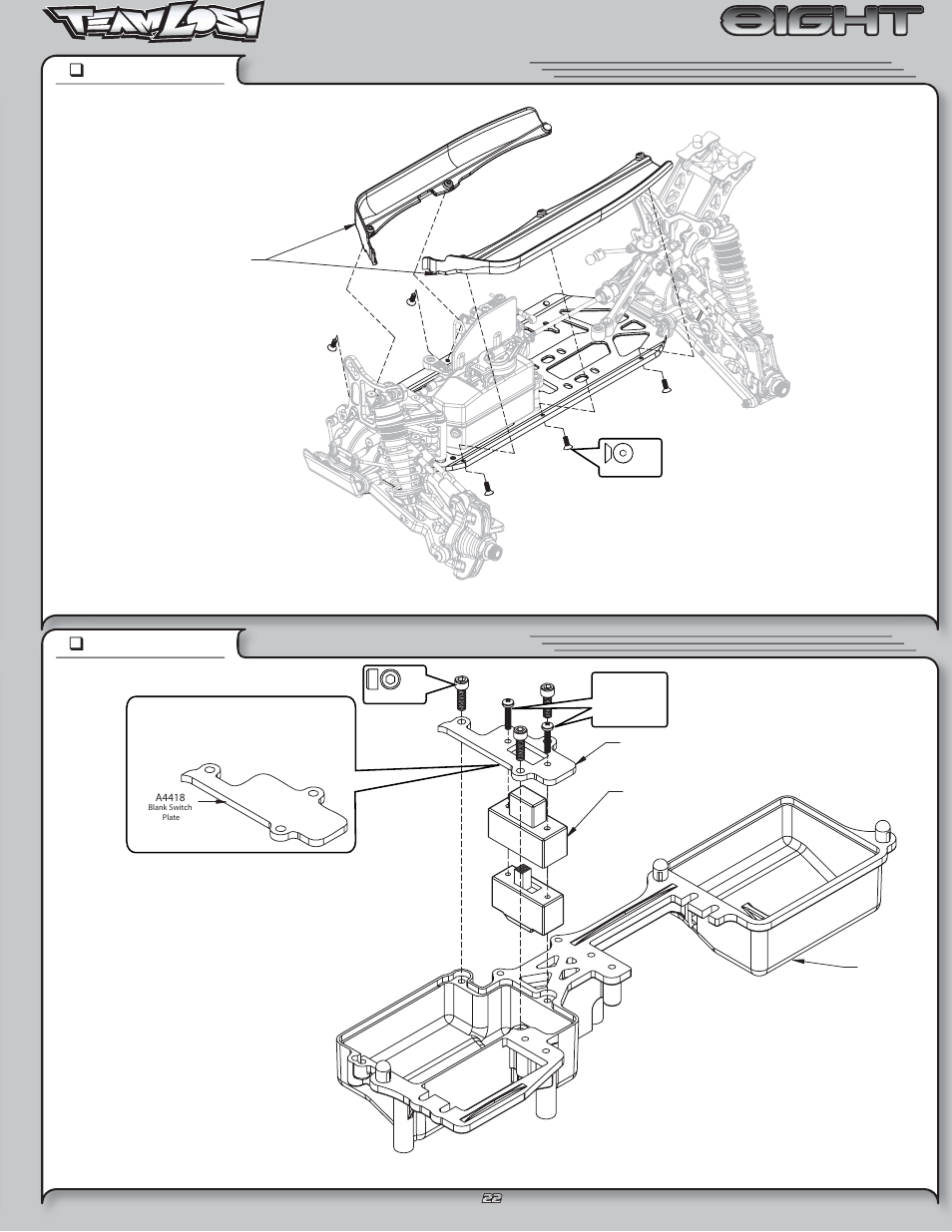 8ight manual part3.pdf, Bag f | Losi LOSK0800 User Manual | Page 25 / 46