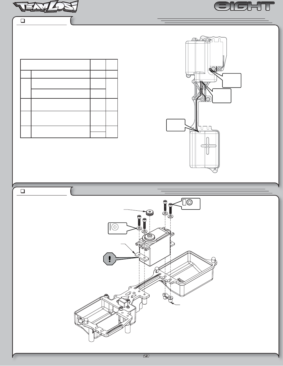 Bag f, Step f-03, Step f-04 | Losi LOSK0800 User Manual | Page 26 / 46