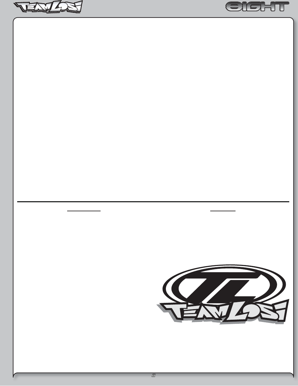 Losi LOSK0800 User Manual | Page 3 / 46