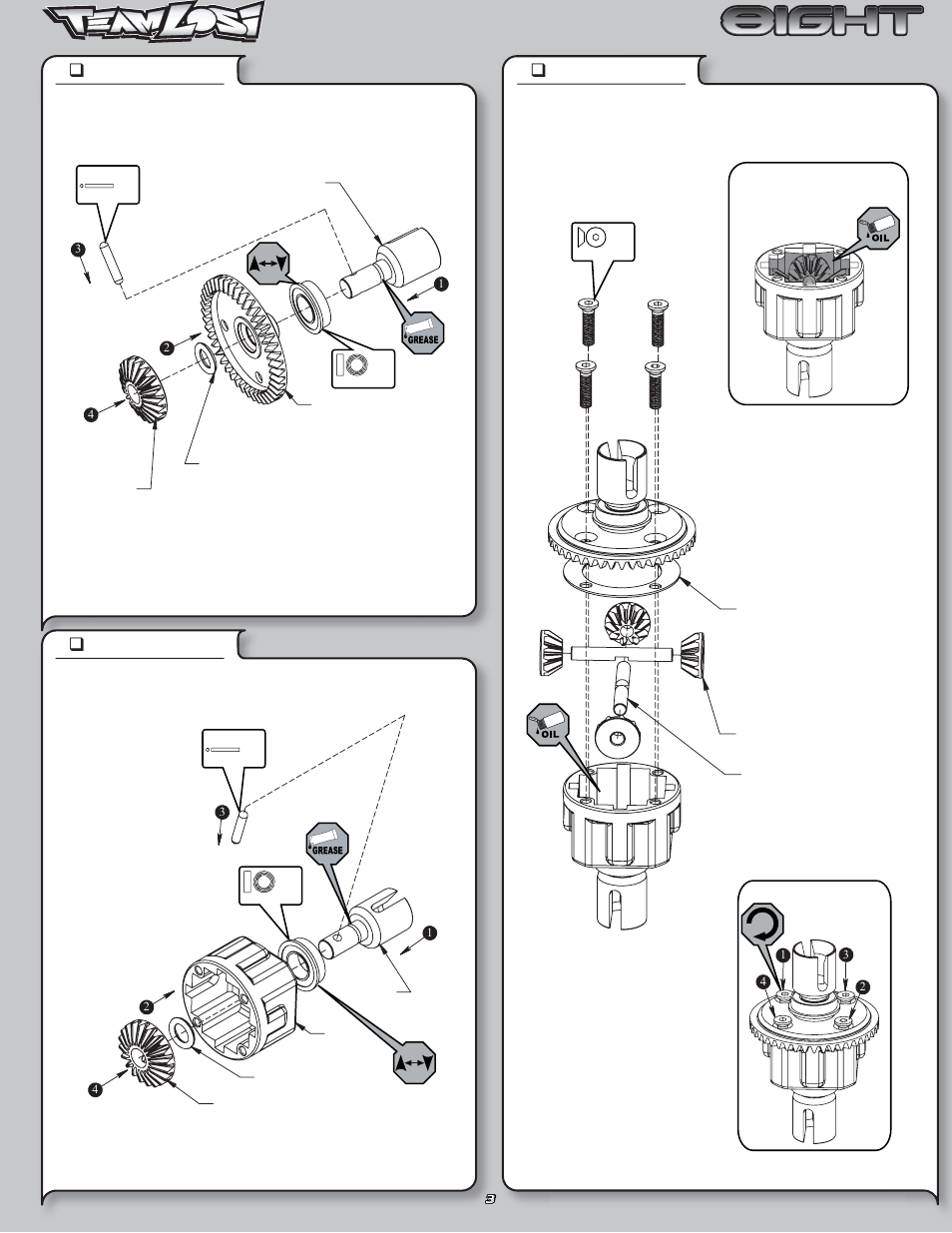 Bag b, Step b-01, Step b-02 | Step b-03 | Losi LOSK0800 User Manual | Page 6 / 46