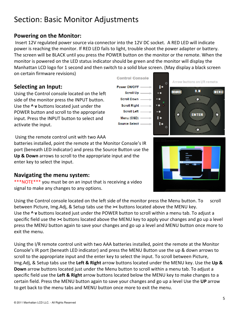 Manhattan LCD HD5 User Manual | Page 5 / 15