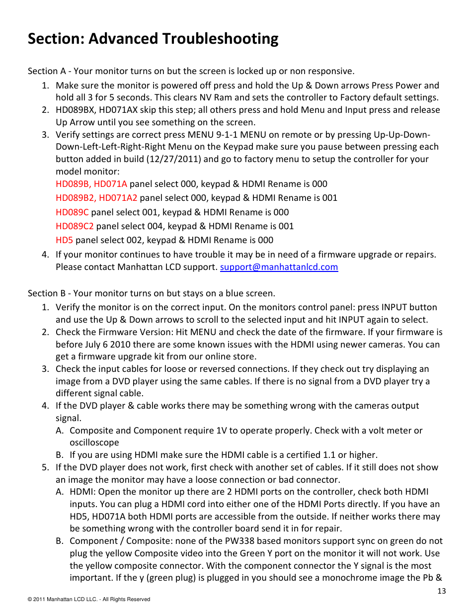 Manhattan LCD HD071A2 User Manual | Page 13 / 15