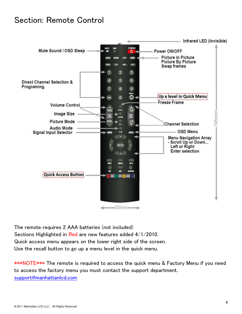 Manhattan LCD HD089B&C Version 1 User Manual | Page 4 / 14