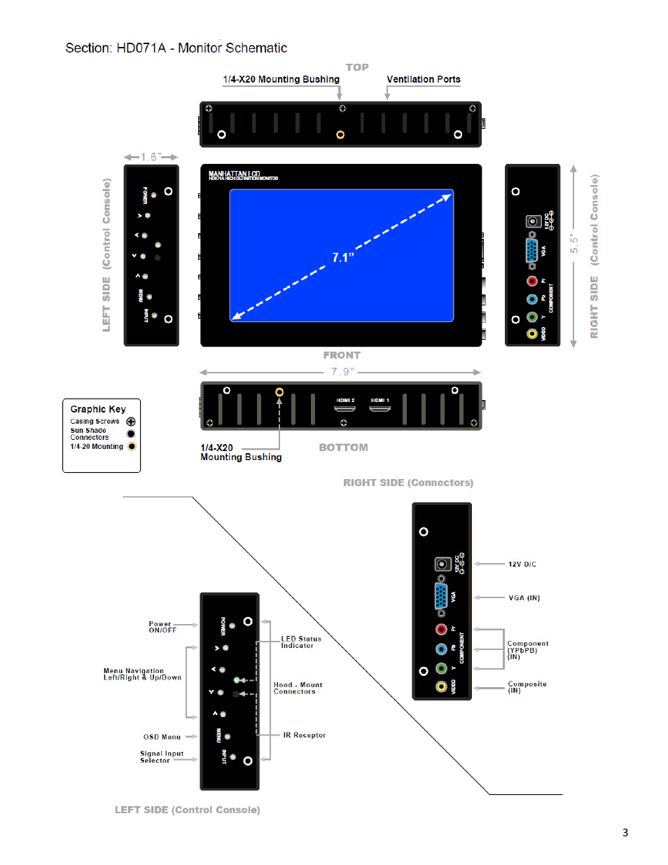 Manhattan LCD HD089B User Manual | Page 3 / 11